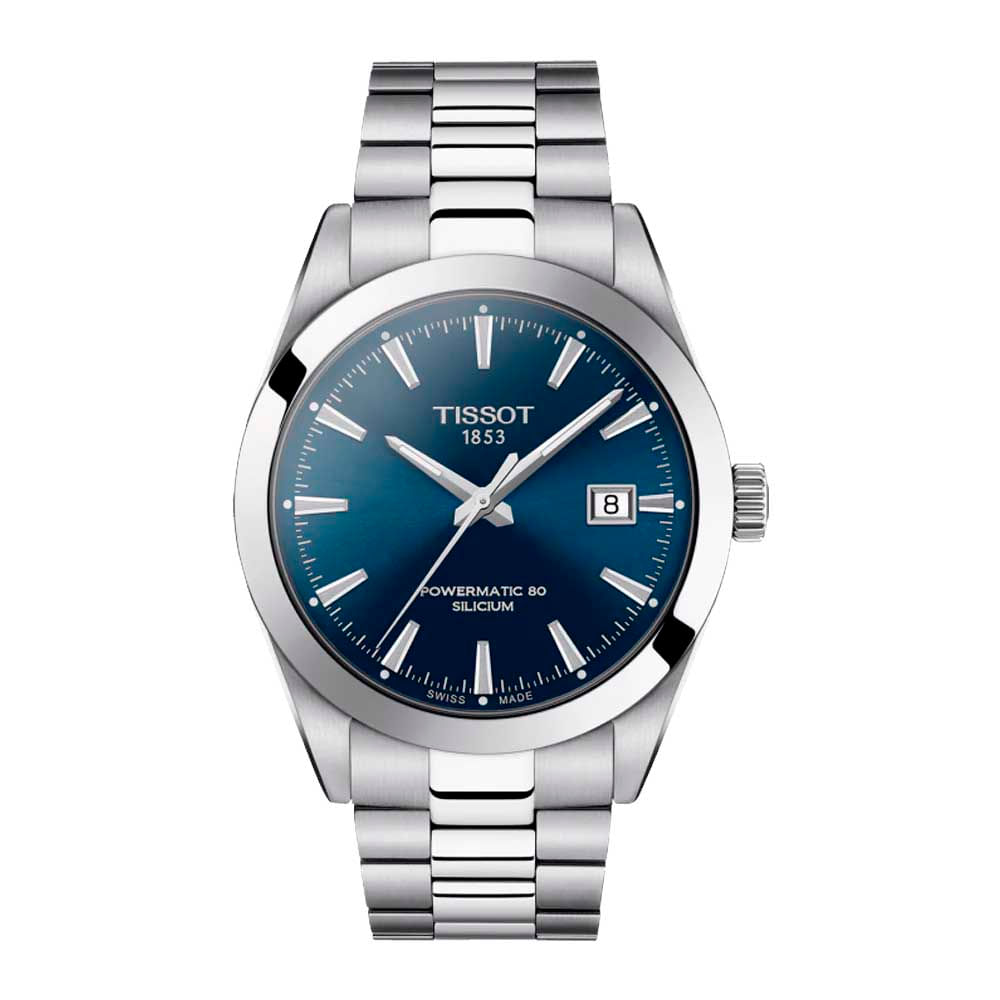 Reloj Tissot Gentleman Powermatic 80 Silicium Automatic 40MM Gris - T127.407.11.041.00