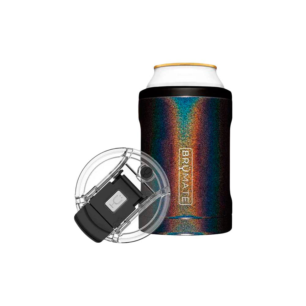 Enfriador de latas Brumate Hopsulator Duo Glitter Charcoal 12oz - HD12GB
