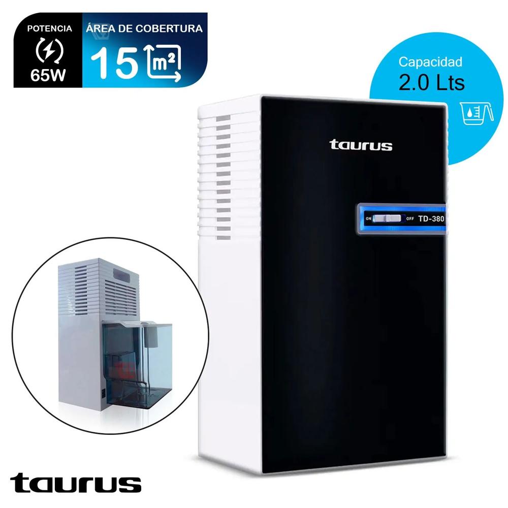 Deshumedecedor Taurus TD-380 65W 380 ml/día