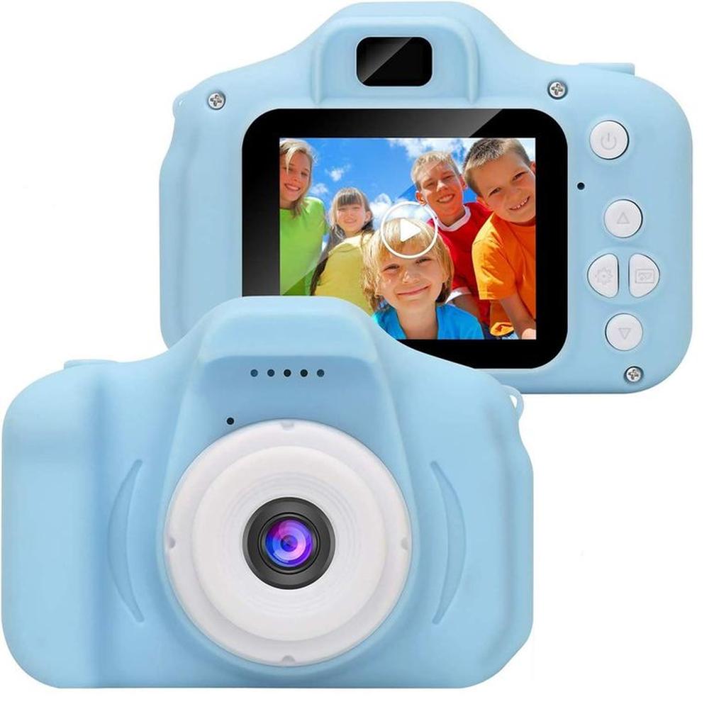 Mini Cámara Digital para Niños Color Celeste