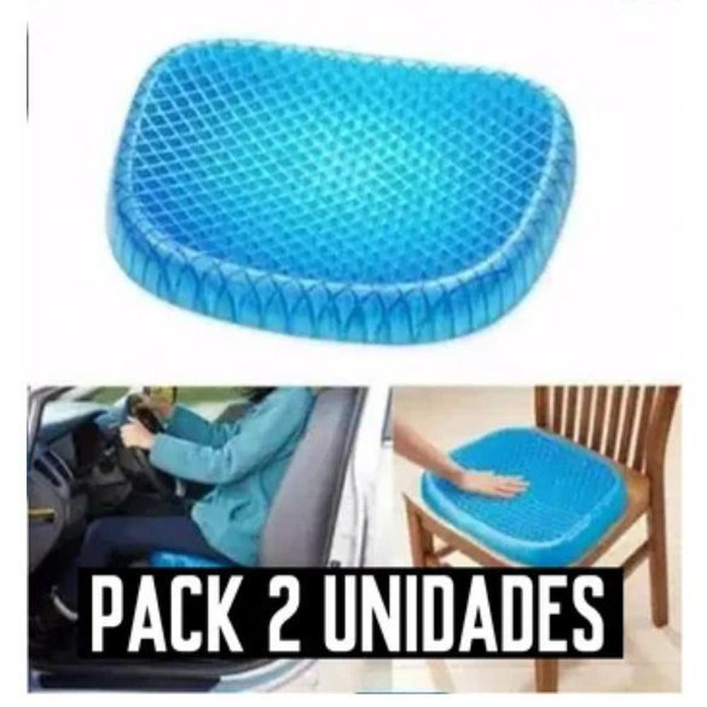 Cojín Asiento de Gel Ergonómico para silla 2 Pcs peso 1000 gr