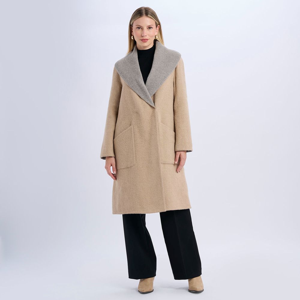 Abrigo Alpaca Mujer Malabar Double Reversible Oechsle