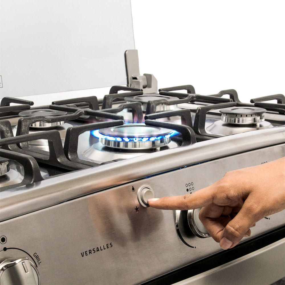 Cocina Versalles Quarzo 6 Hornillas Gris | Oechsle - Oechsle
