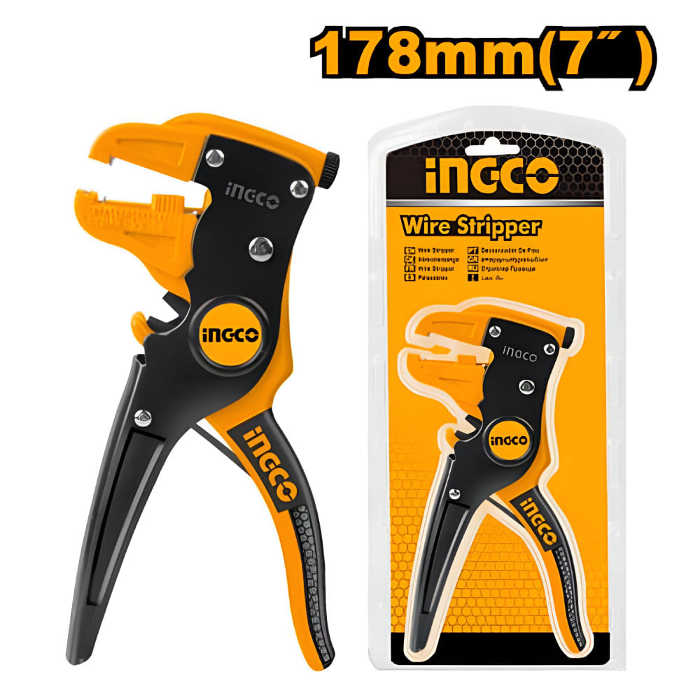 Alicate Pinza Pelacable Ingco 7"" 178MM HWSP15608