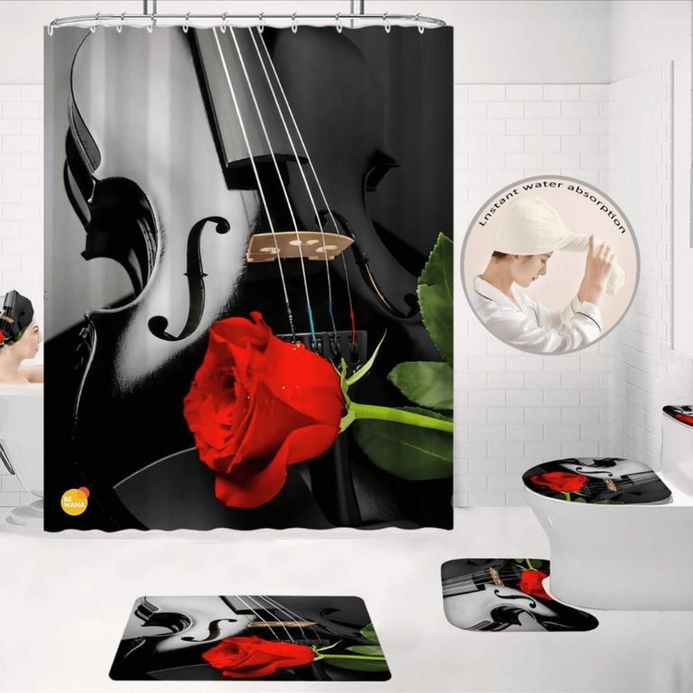 Juego De Baño Lujoso  De 7 Piezas Decorativas