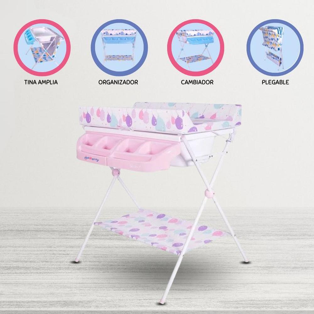 Bañera plegable para Bebé MAXI Pink