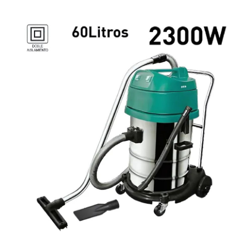 Aspiradora Industrial Humedo Seco 1200W 60L
Hepa Filter