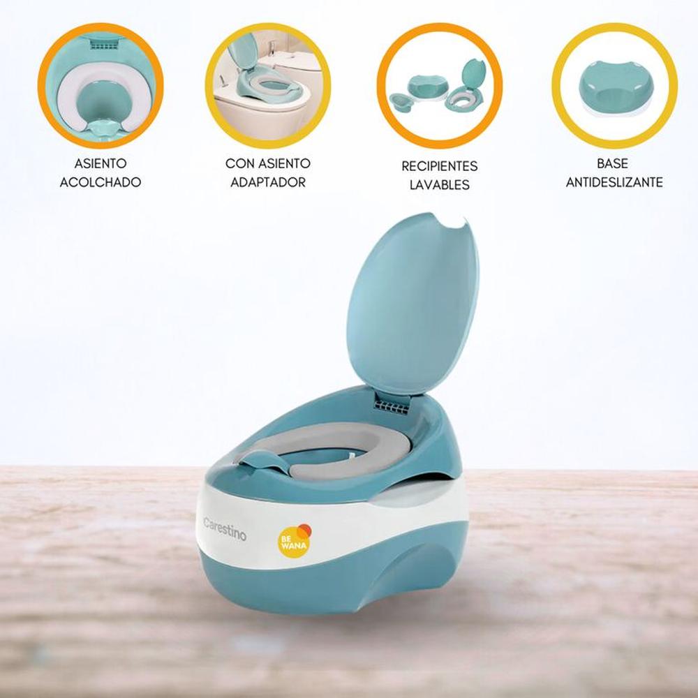 Bacín 3 en 1 con Reductor TRAINING Blue
