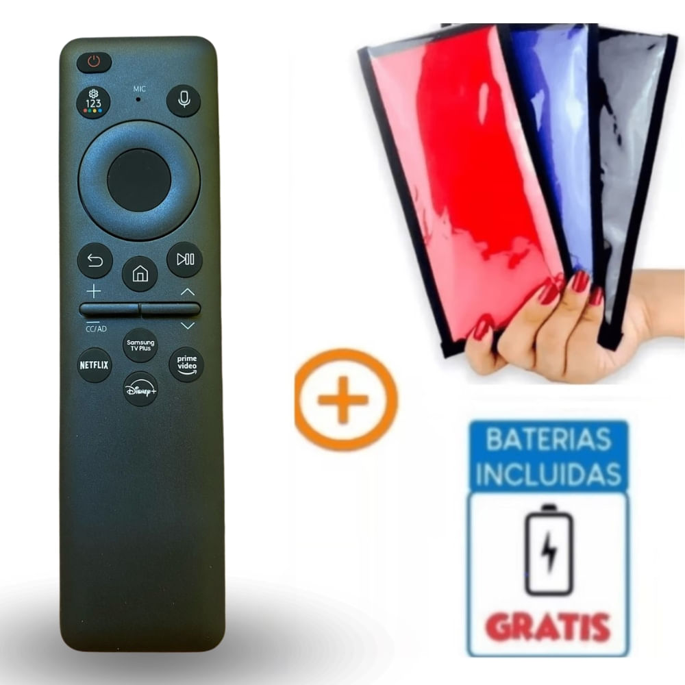 Control Remoto Samsung Con VOZ Año 2023 + Funda