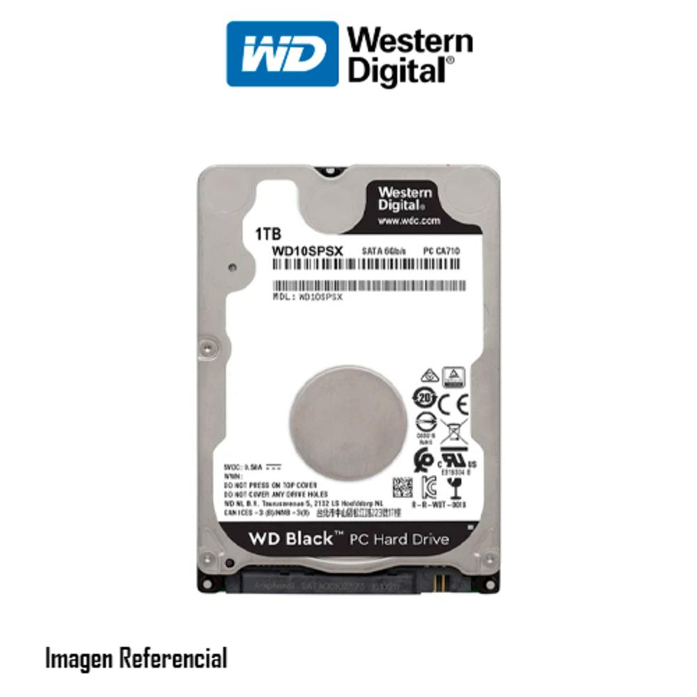 DISCO DURO WESTERN DIGITAL BLACK WD10SPSX, 1TB, SATA 6.0 GB/S, 7200 RPM, 2.5"" - P/N: WD10SPSX