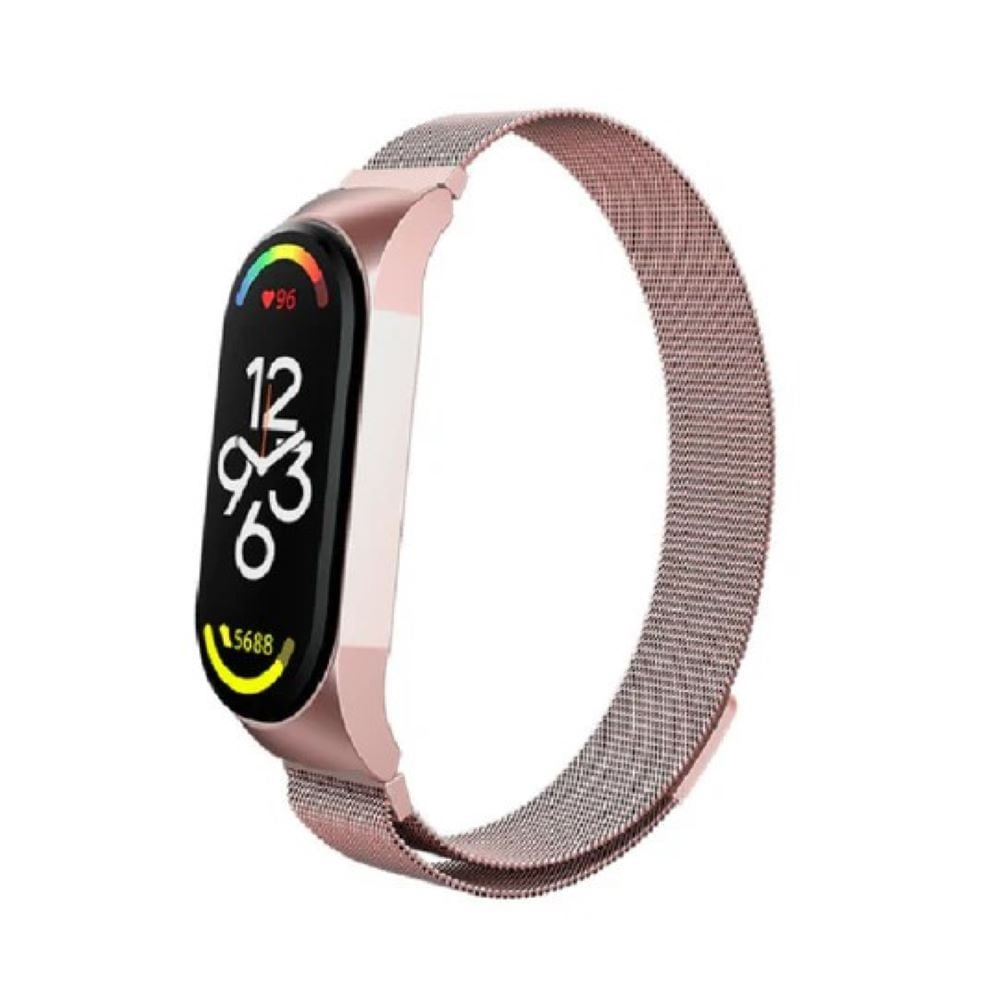 Correa milanese imantada para mi band 4 rosado Correa milanese imantada para mi band 4 rosado