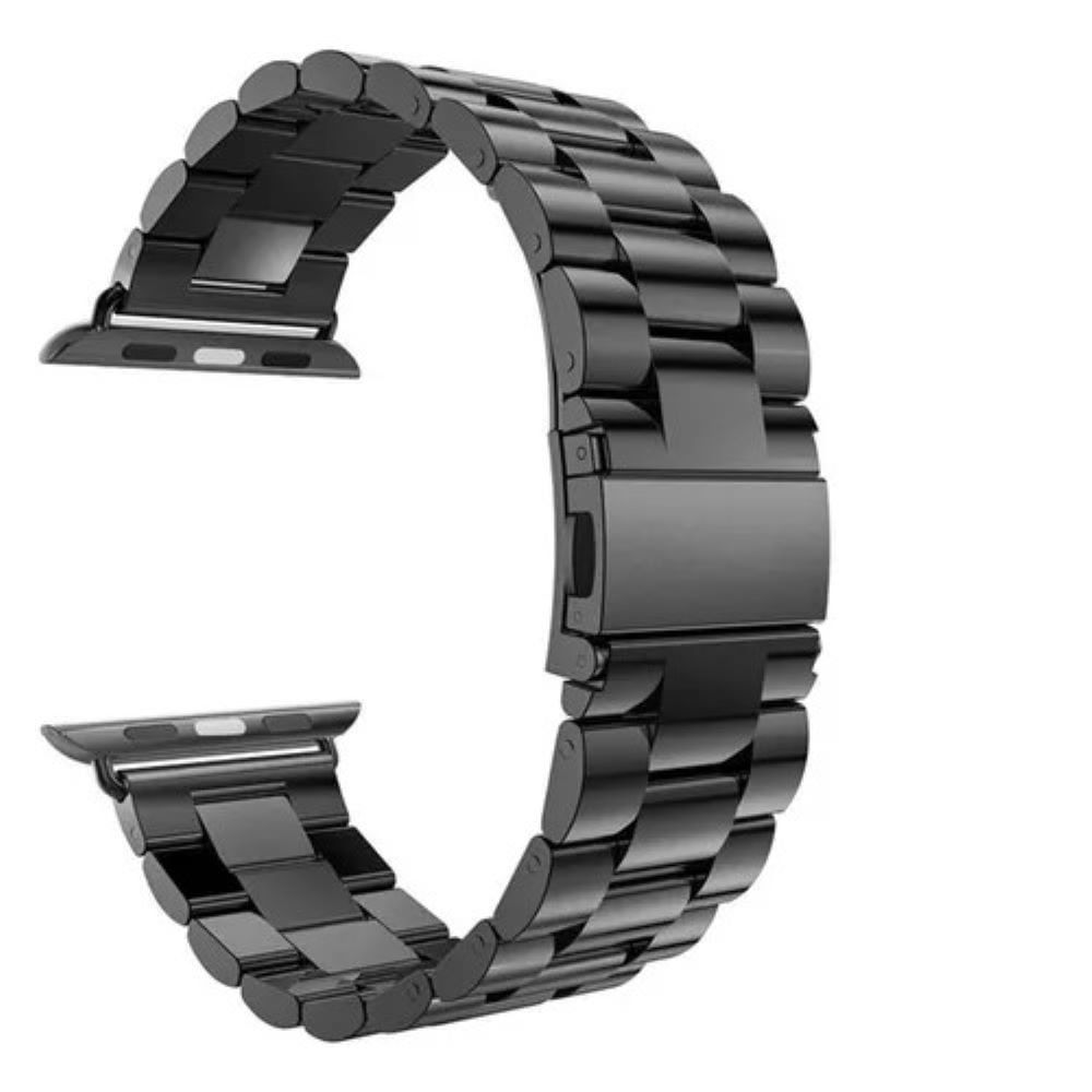 Correa de eslabones para applewatch 38-40-41mm negro Correa de eslabones para applewatch 38-40-41mm negro