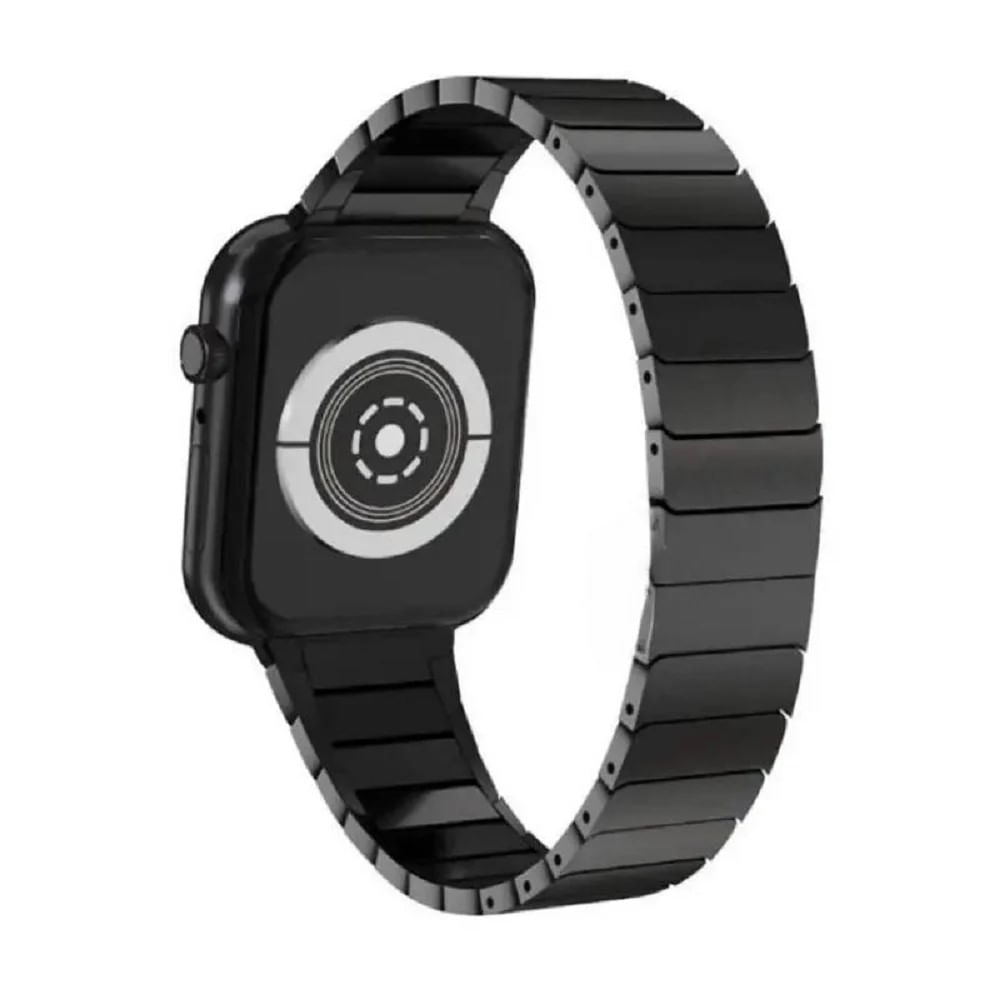 Correa Para Applewatch Y Watch Acero Slim 42-44-45-49mm Negro