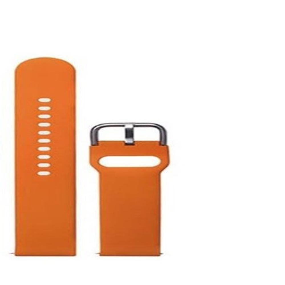 Correa de silicona samsung watch 4  5  5 pro  6  7  fe naranja