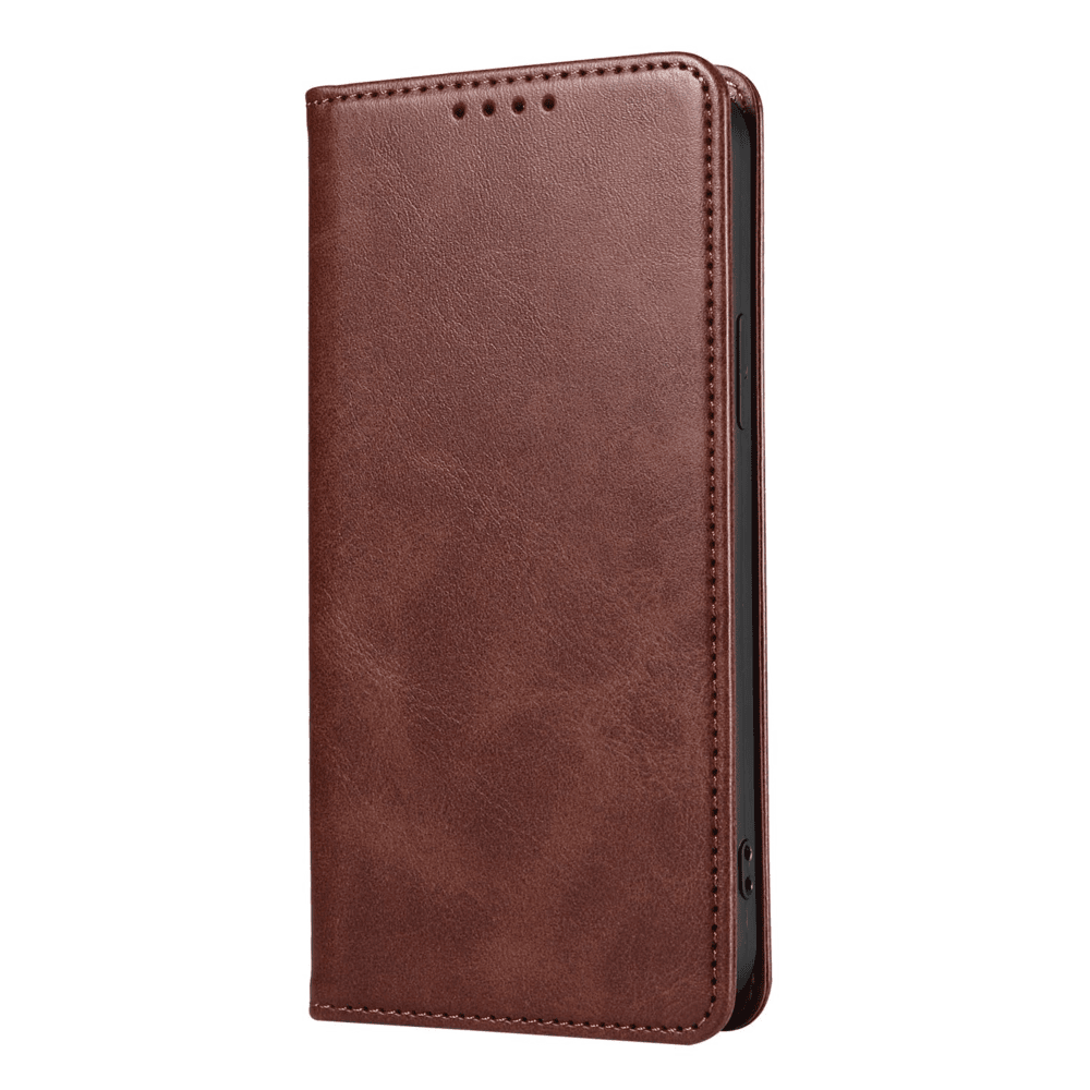 Funda para Motorola Moto G82 Flip Cover Marrón Antishock