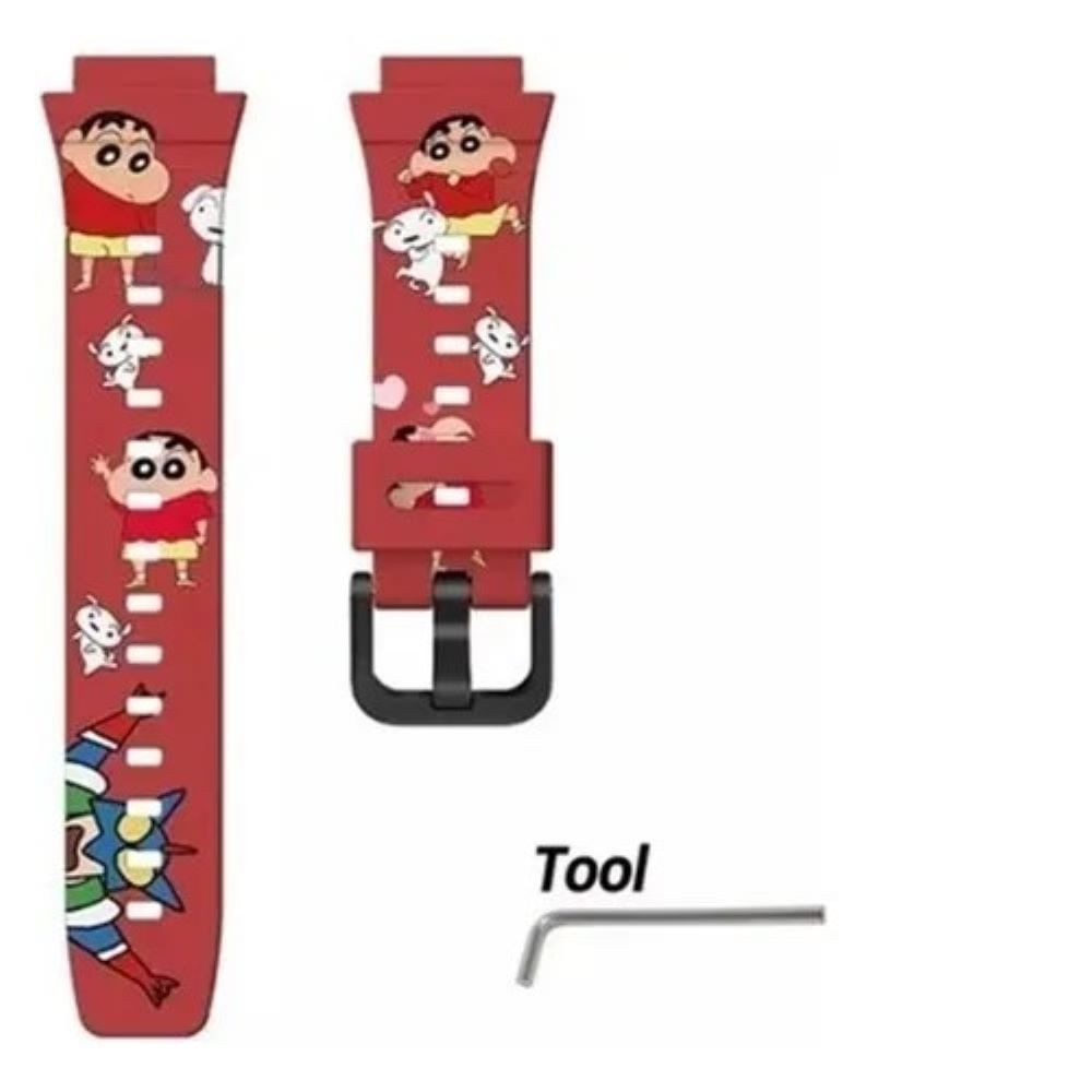 Correa de silicona para Huawei Kids 4 Pro Rojo Correa de silicona para Huawei Kids 4 Pro Rojo