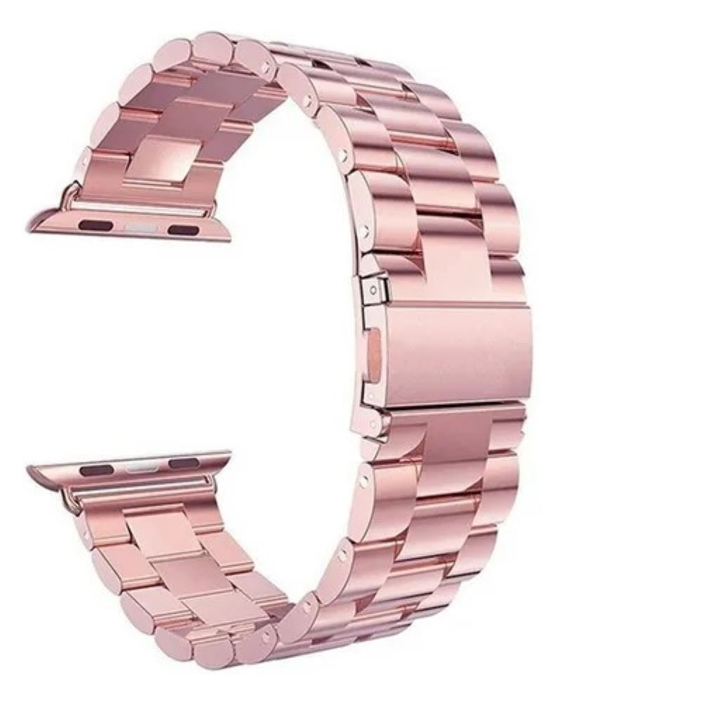 Correa de eslabones para applewatch 38-40-41mm rosado Correa de eslabones para applewatch 38-40-41mm rosado