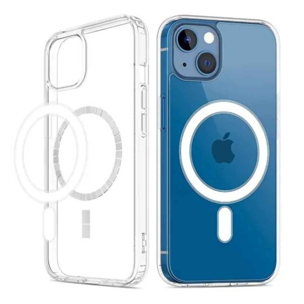 Case space con magsafe para iphone 12 transparente