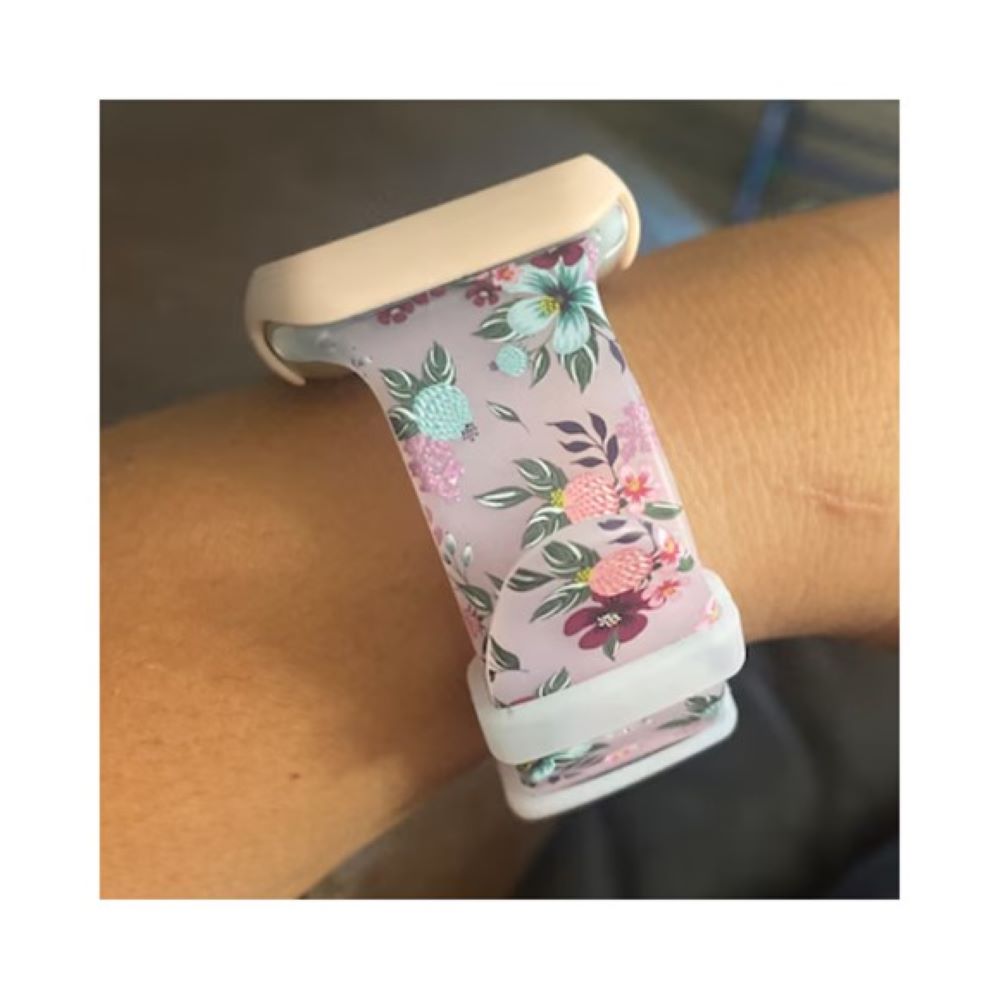 Correa Para Applewatch Y Watch 42 44 45 49mm Soft Floral 3