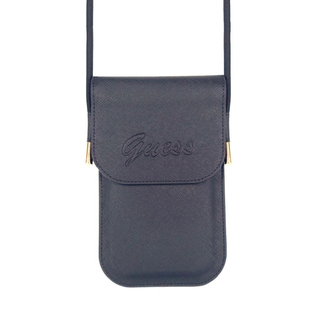 Cartera Crossbody Porta Telefono Guess con Correa - Negro