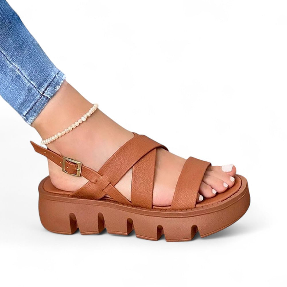 Zapatos Sandalias Planta De Goma Sandalia Mujer Planta Goma 2086L