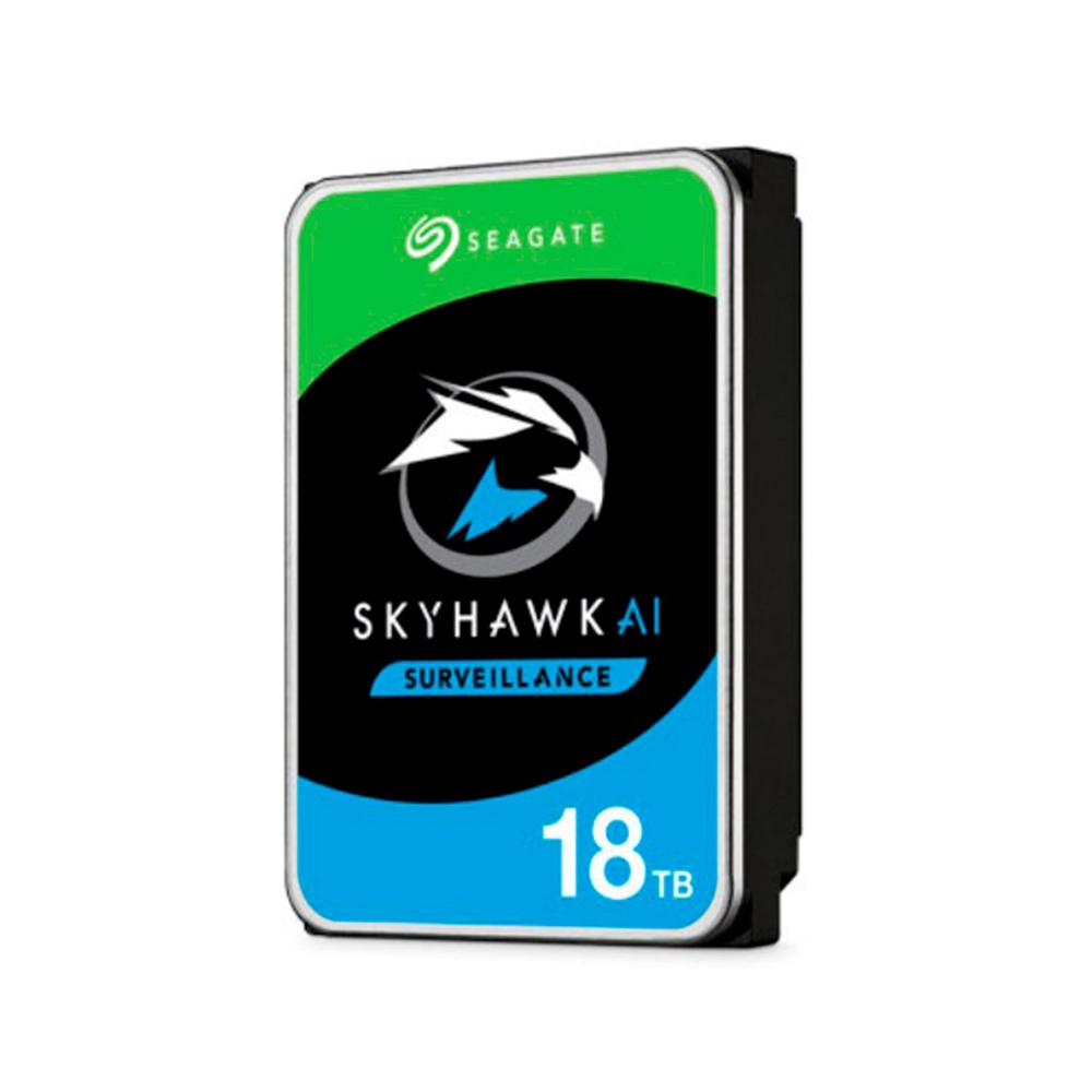 DISCO DURO INTERNO SEAGATE SKYHAWK AI 18TB SATA 6.0GB/S, 7200RPM CACHE 256MB 3.5"" P/N: ST18000VE002