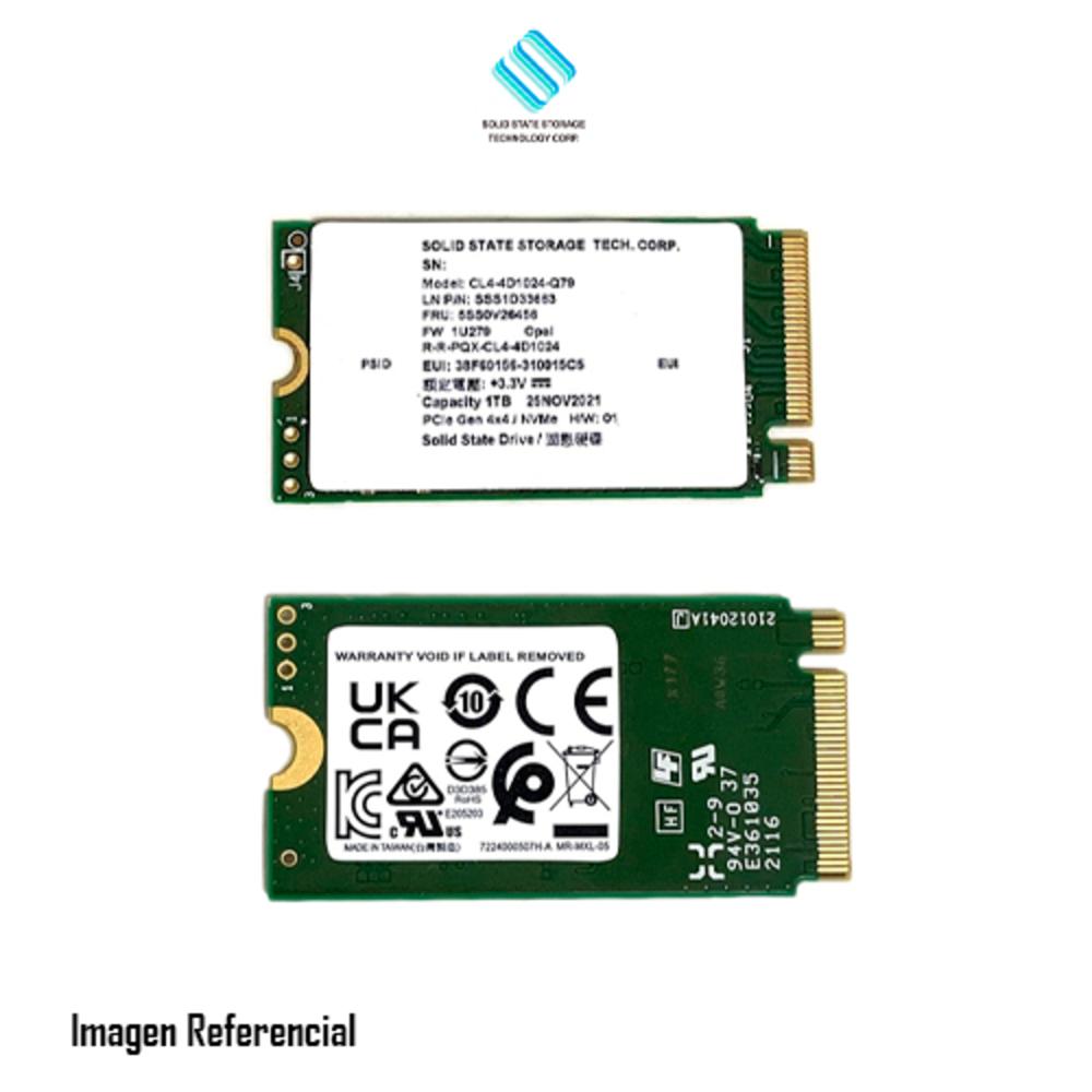 UNIDAD DE ESTADO SOLIDO INTERNO SSSTC CL4-4D1024-Q79 1TB SSD M.2 2242 NVME PCIE P/N: SSS1D33663