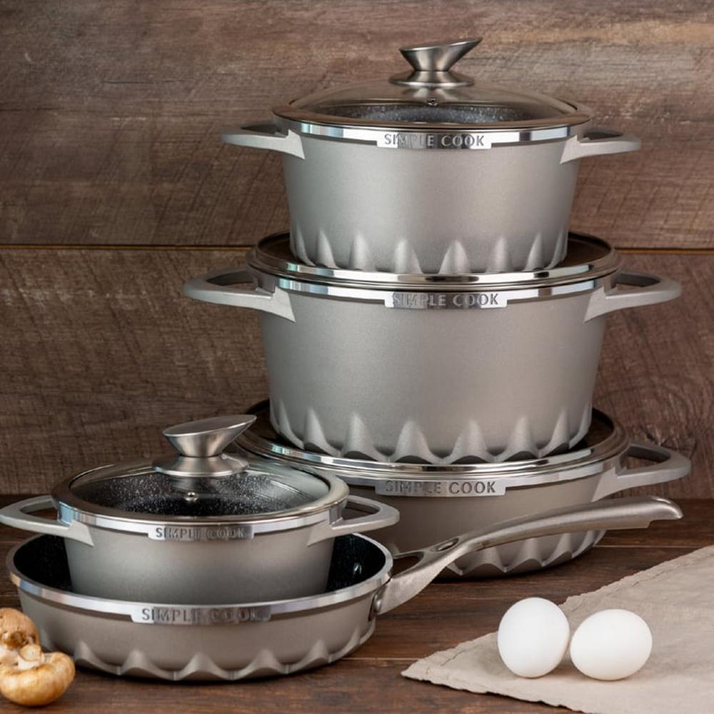 Juego de Ollas 9 Piezas Mont Blanc Simple Cook