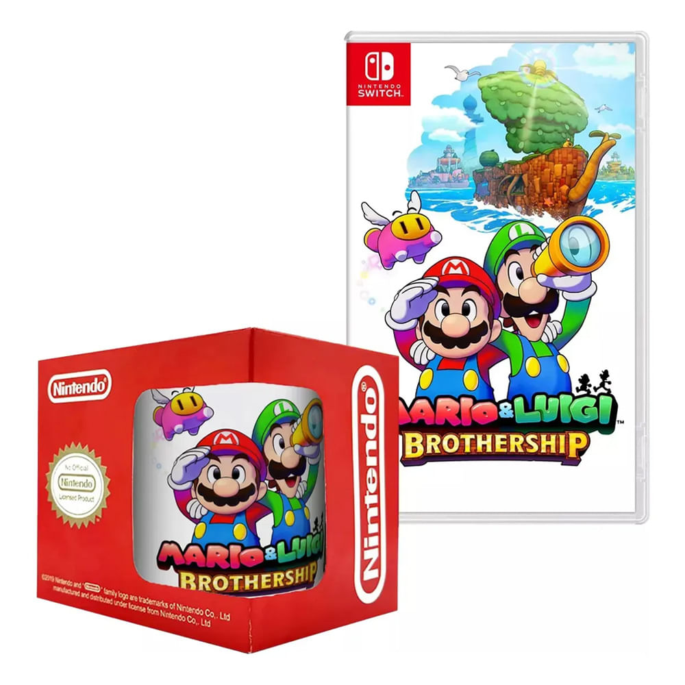 Mario & Luigi Brothership + Taza Mod. 2