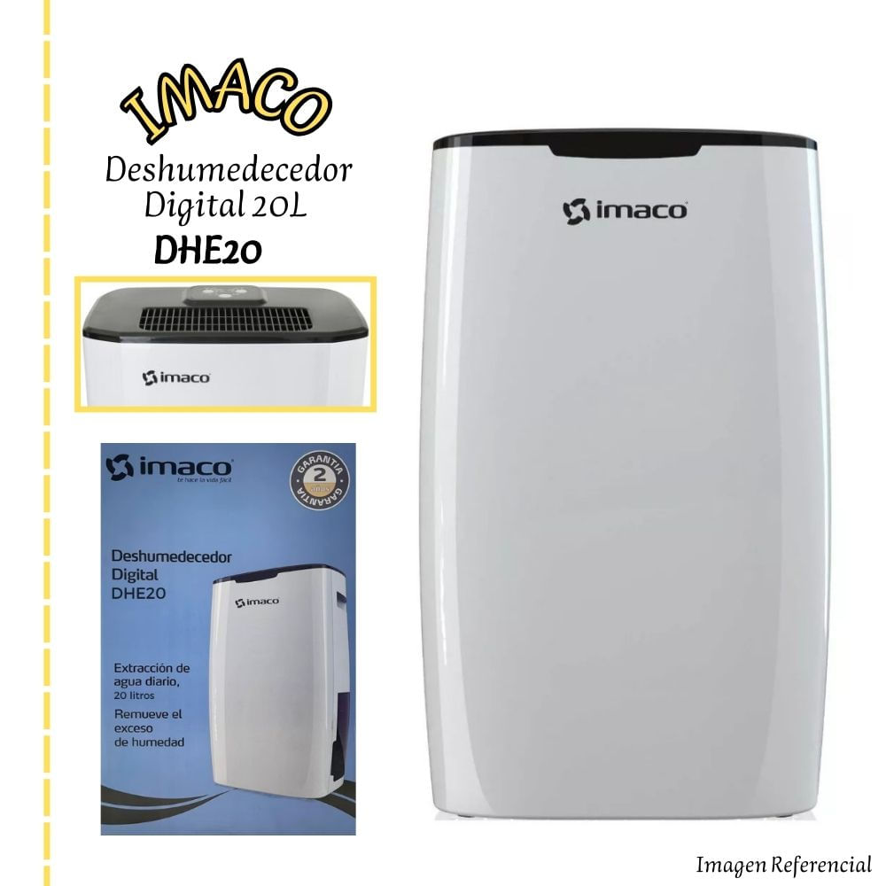 Deshumedecedor Digital Imaco de 20 Litros DHE20