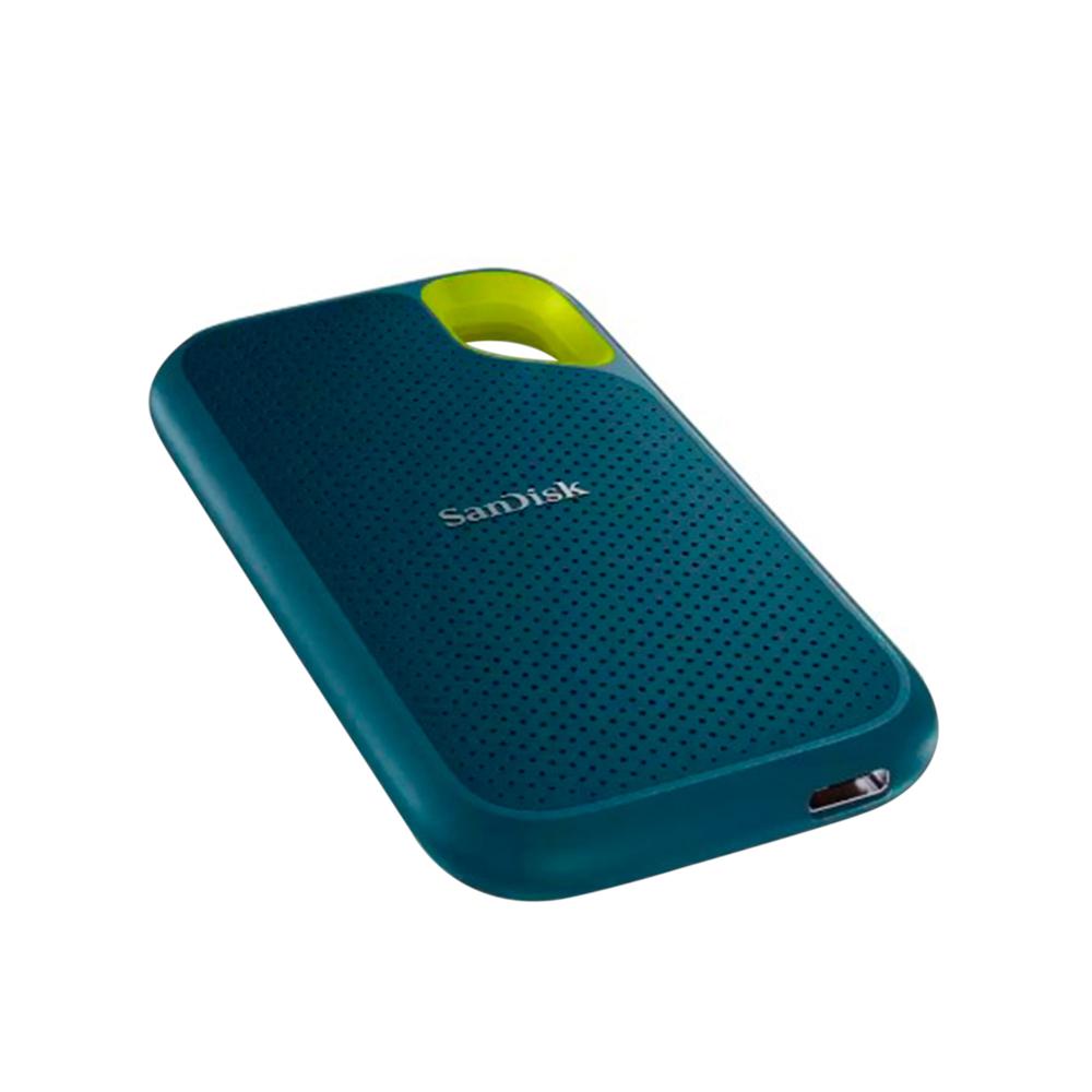 UNIDAD SSD EXTERNO SANDISK EXTREME 2TB USB-C 1050MB/S, ESCRITURA 1000MB/S P/N: SDSSDE61-2T00-G25M