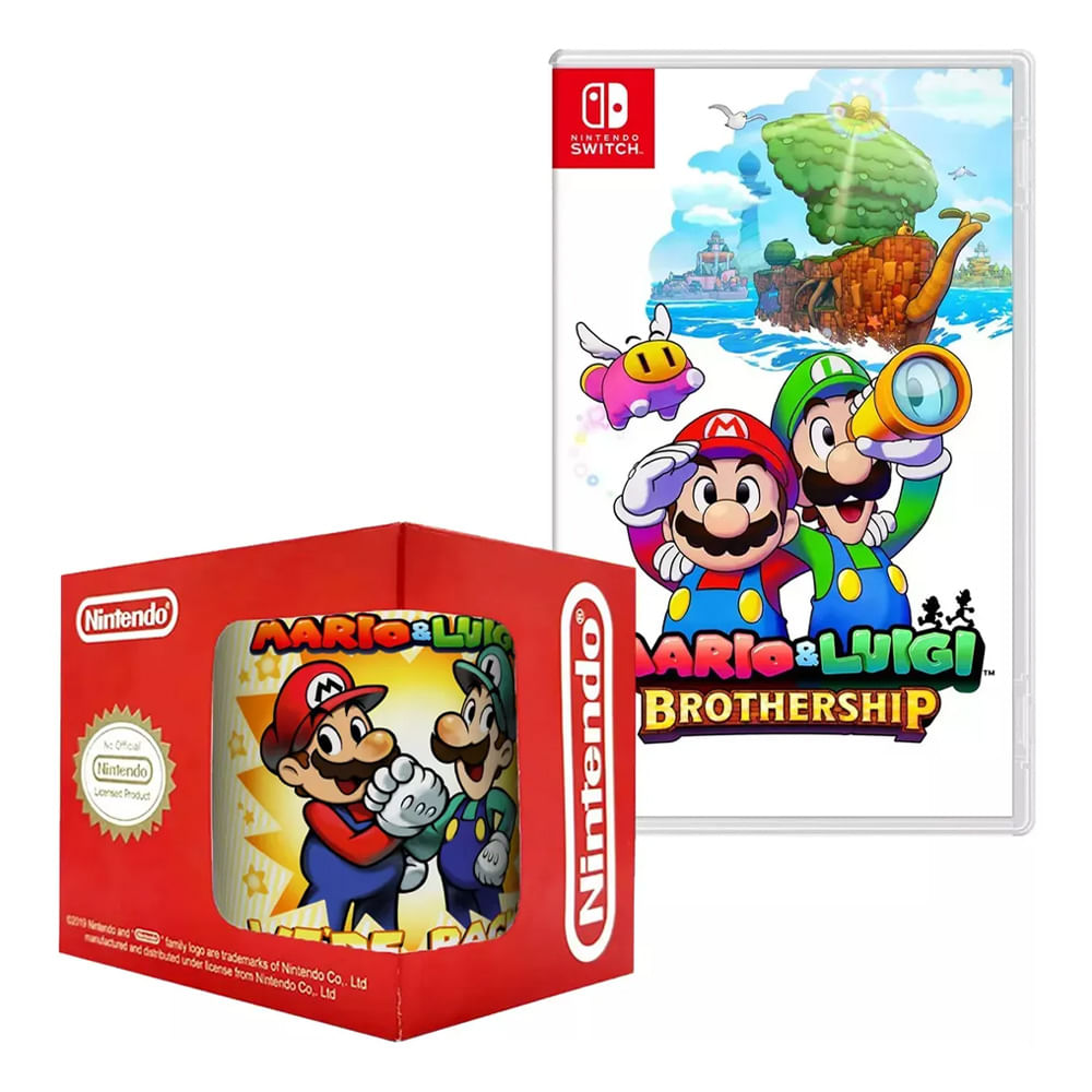 Mario & Luigi Brothership + Taza Mod. 3