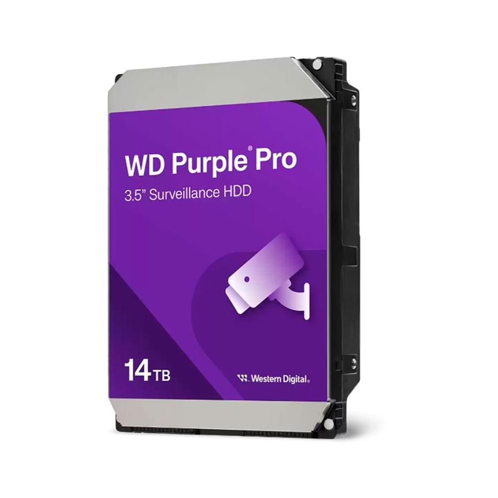 DISCO DURO INTERNO WESTERN DIGITAL PURPLE PRO 14TB, 3.5"", 512MB, SATA 6GB/S P/N: WD142PURP
