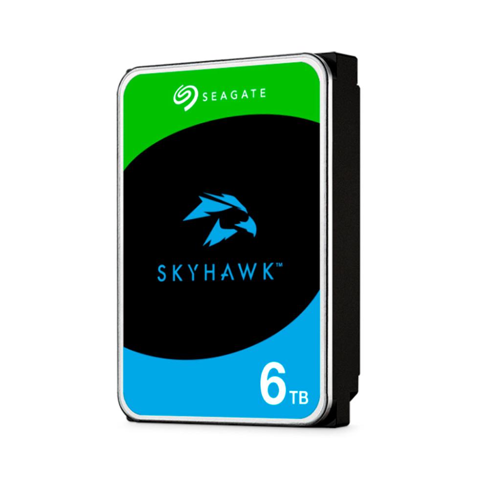 DISCO DURO INTERNO SEAGATE SKYHAWK 6TB, 3.5"", SATA 6GB/S, 256MB P/N: ST6000VX009