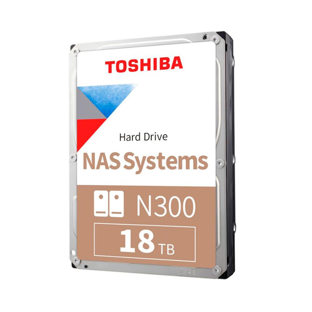 DISCO DURO INTERNO TOSHIBA N300 18TB SATA 7200RPM, 512 MB, 3.5"", PARA SISTEMA NAS P/N: HDWG51JXZSTA