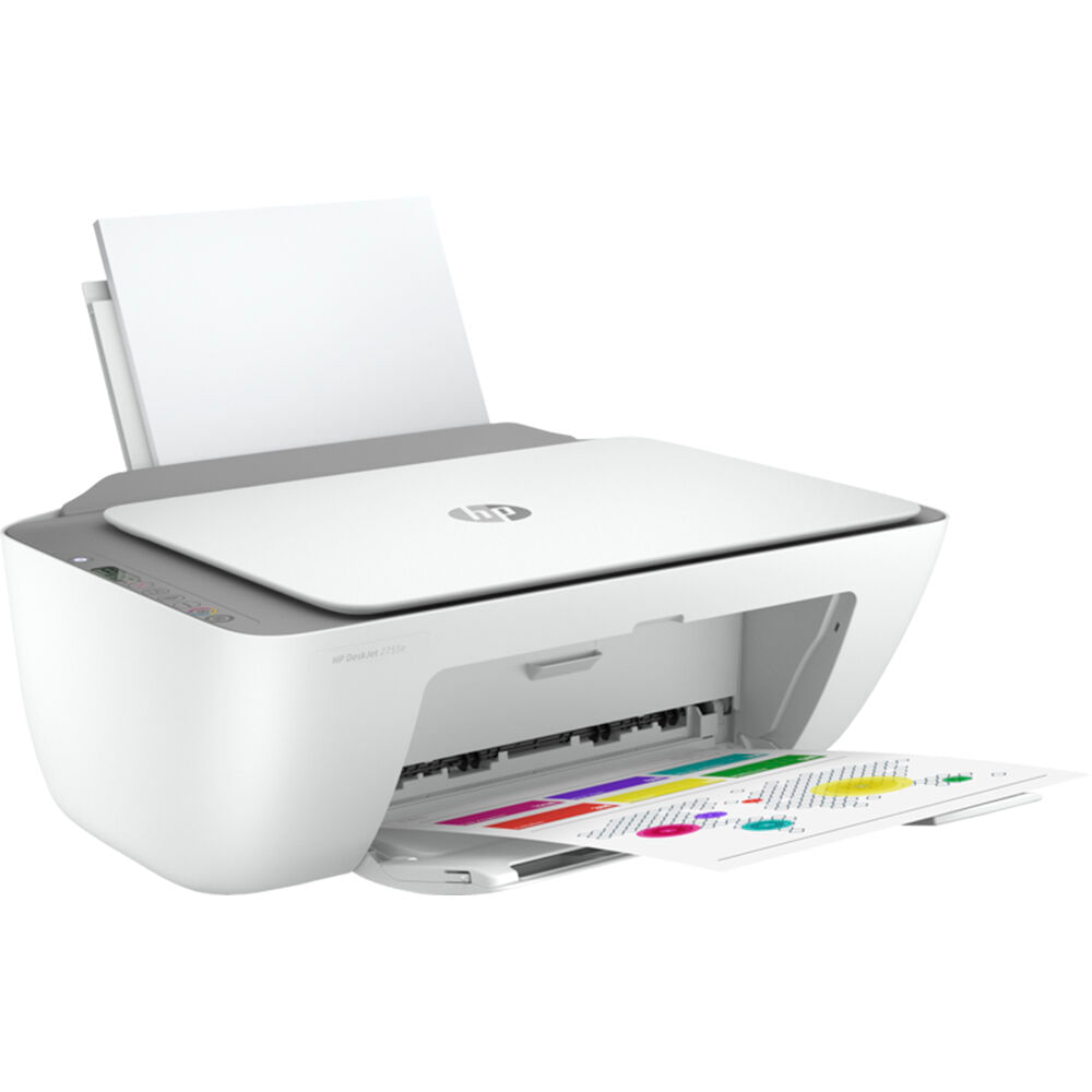 Impresora HP DeskJet 2755e Todo en Uno con 3 Meses de Tinta Gratis a Través de HP+ - Imprime, Escane