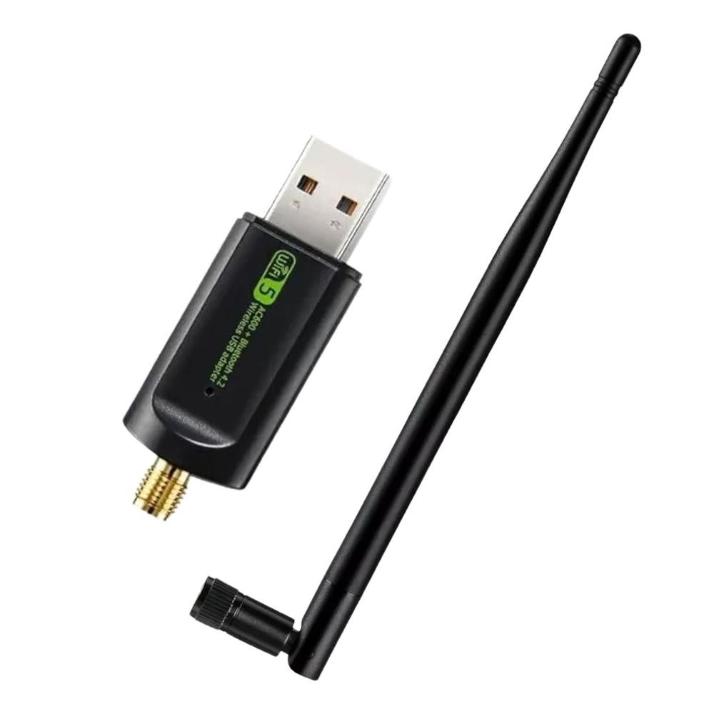 Adaptador USB WiFi Doble Banda 2.4 G & 5.8 G + Bluetooth SEISA 4515AC Adaptador USB WiFi Doble Banda 2.4 G & 5.8 G + Bluetooth SEISA 4515AC