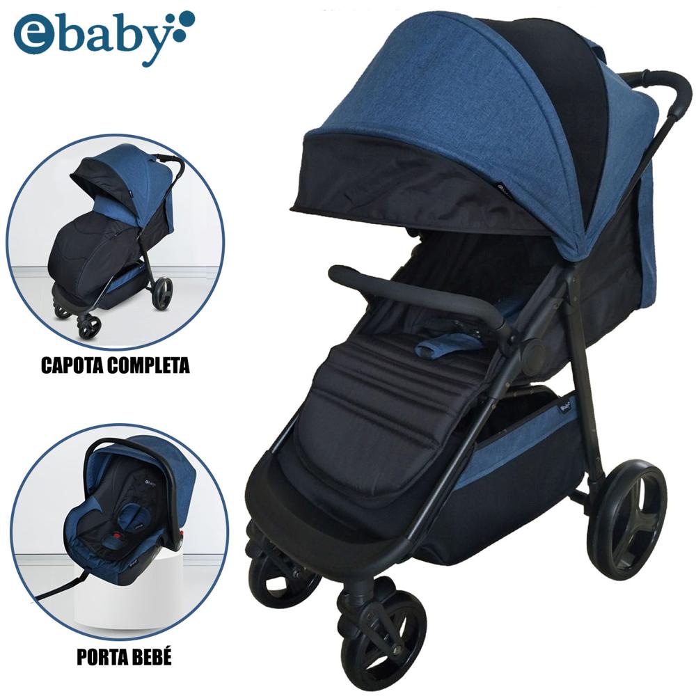Coche de Paseo «URBAN» con Porta Bebé Blue Coche de Paseo «URBAN» con Porta Bebé Blue