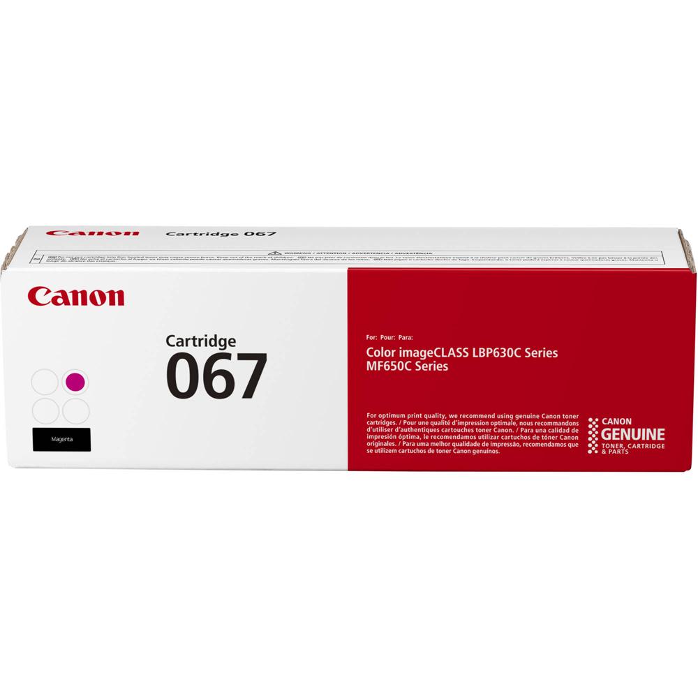 Cartucho de Tóner Magenta Canon 067 para imageCLASS LBP632Cdw, LBP633Cdw, MF653Cdw, MF654Cdw, MF656C