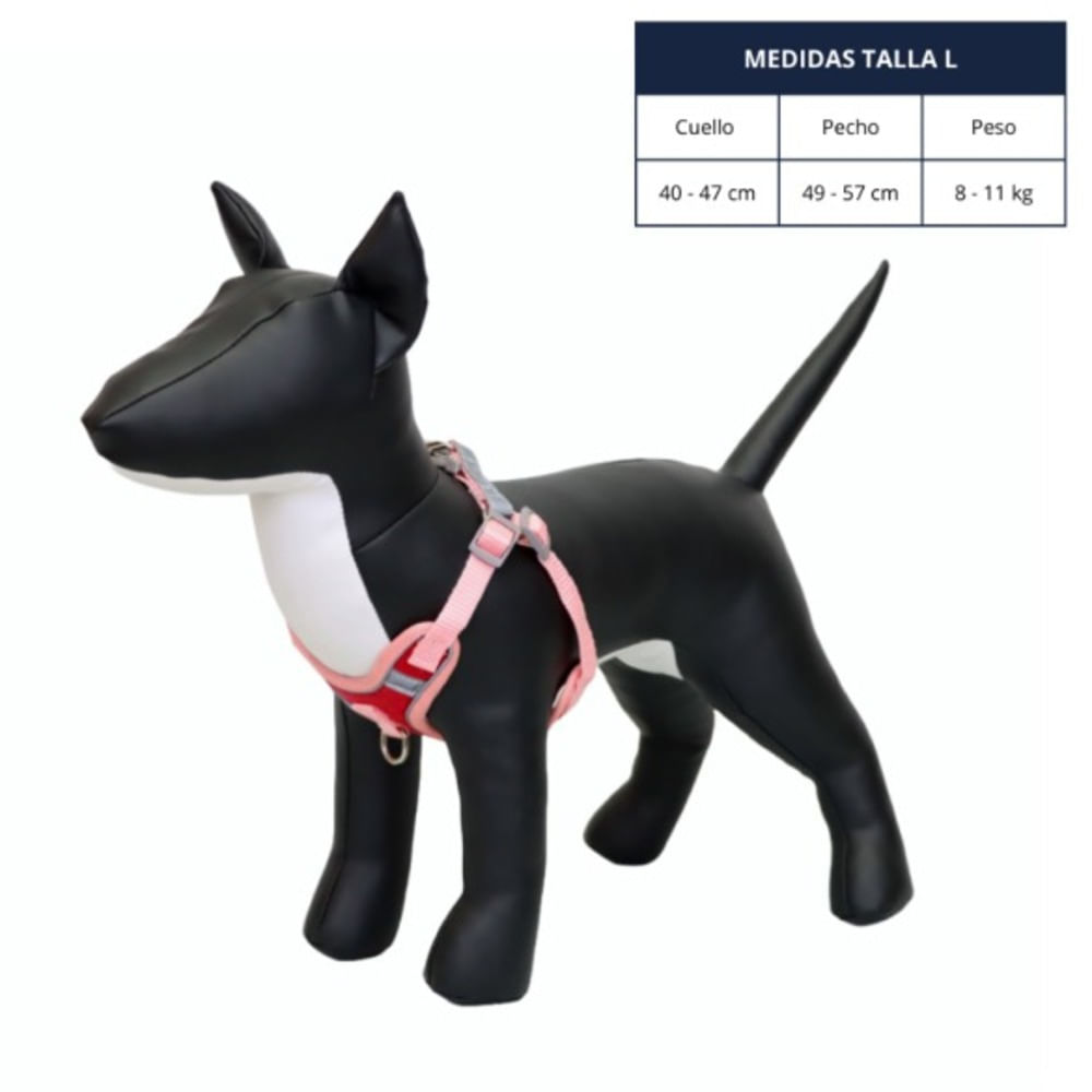 Pechera Arnés para Cachorros o Raza Pequeña con Dos Colores Fucsia/Rosado Pechera Arnés para Cachorros o Raza Pequeña con Dos Colores Fucsia/Rosado