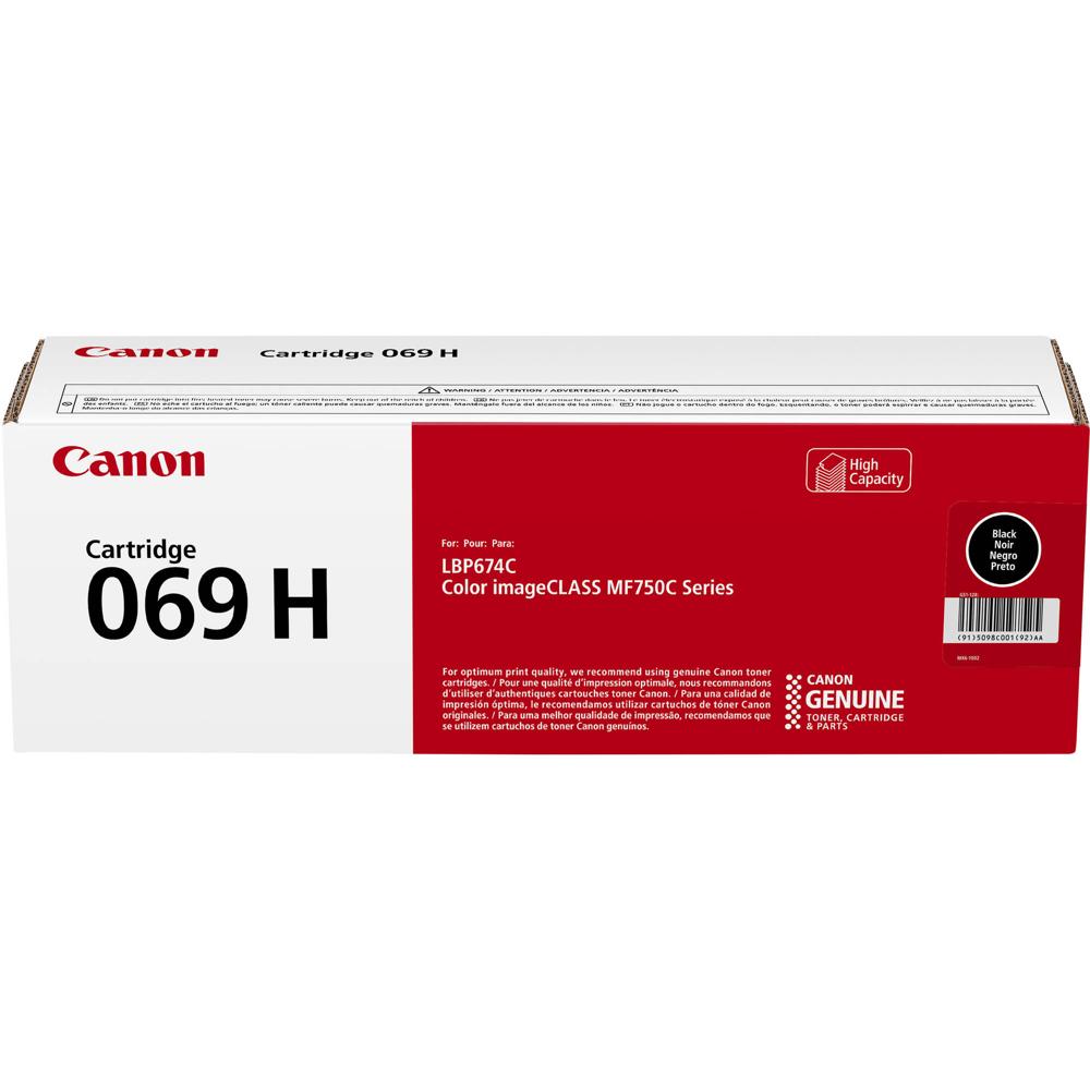Cartucho de Tóner Negro de Alta Capacidad Canon 069 - Compatible con imageCLASS LBP674Cdw, MF751Cdw,