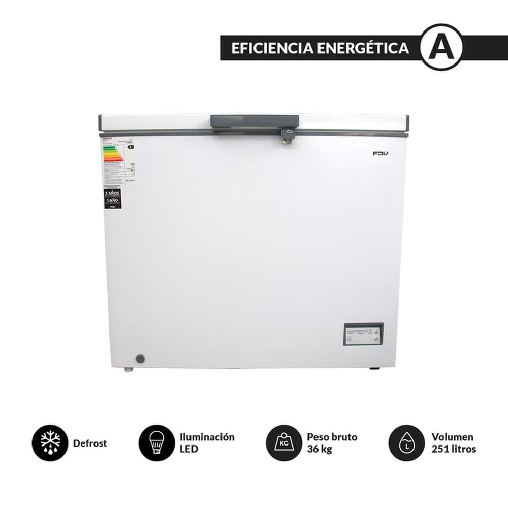 Congelador Horizontal Blanco 251 L FDV