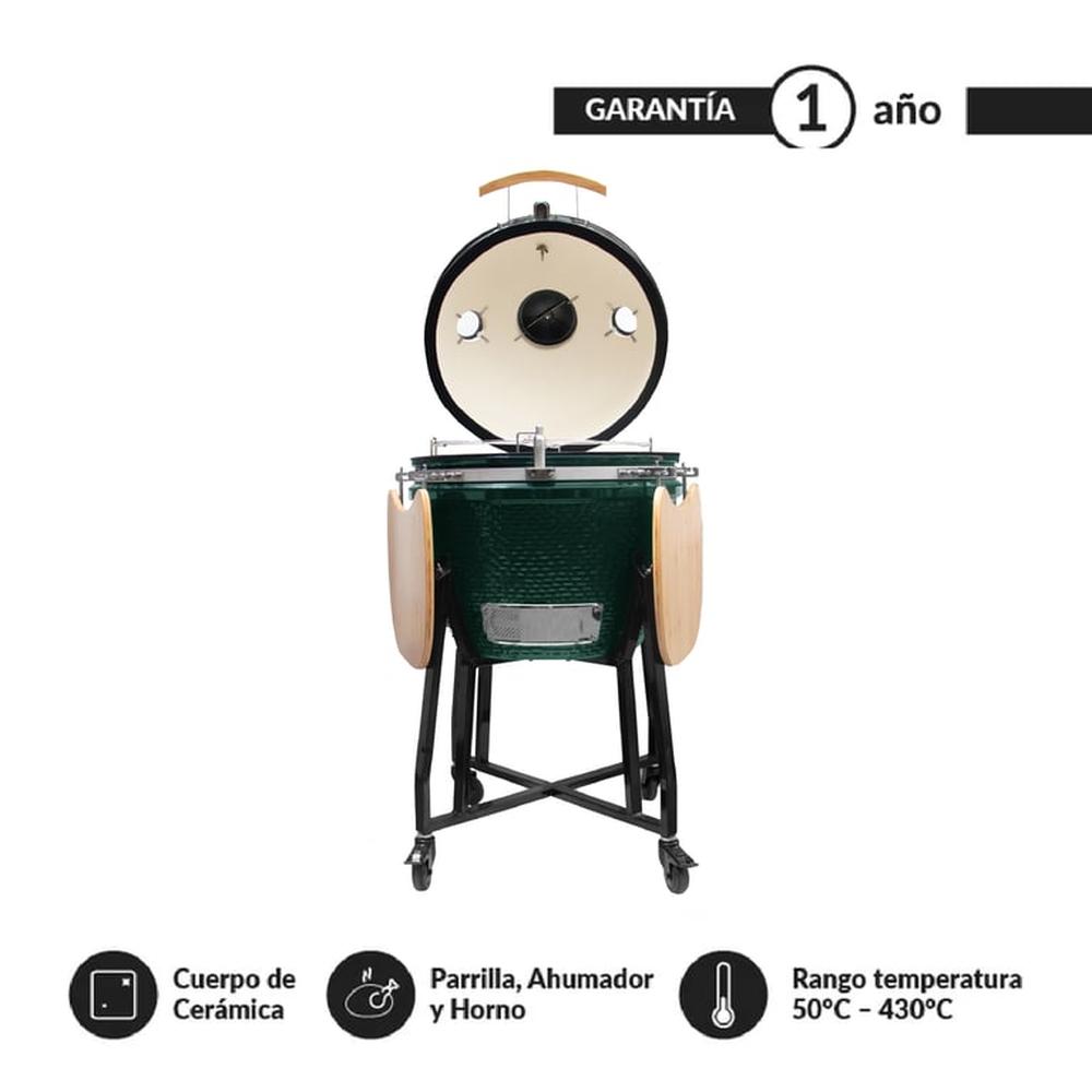 Parrilla Kamado Tokio Verde 22 Pulgadas FDV