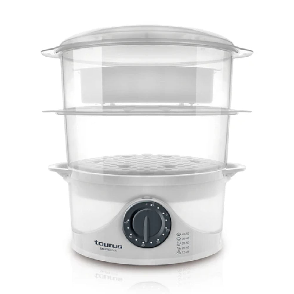 Vaporera de Alimentos Taurus SALUTECOOK Blanco