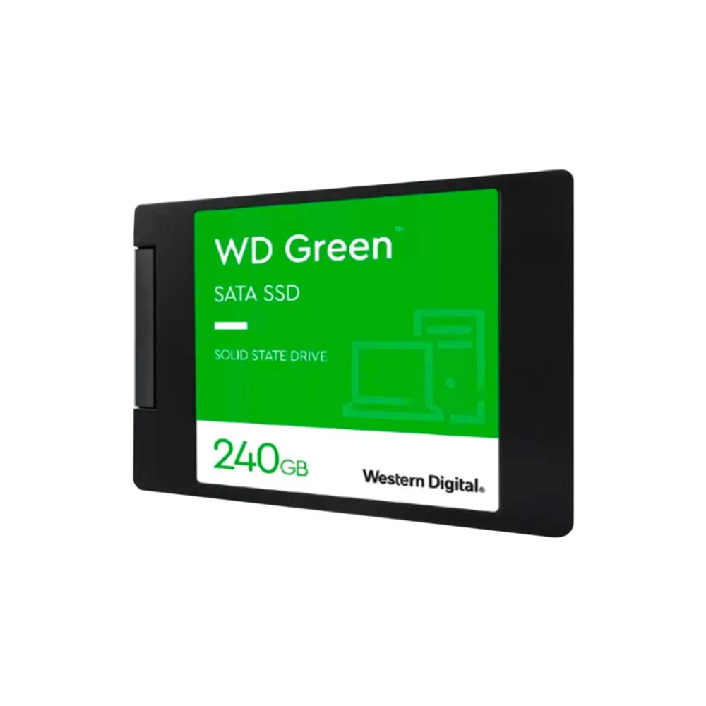 UNIDAD DE ESTADO SOLIDO WESTERN DIGITAL GREEN 240GB SATA 6GB/S 2.5"" 545MB/S 7MM P/N: WDS240G3G0A