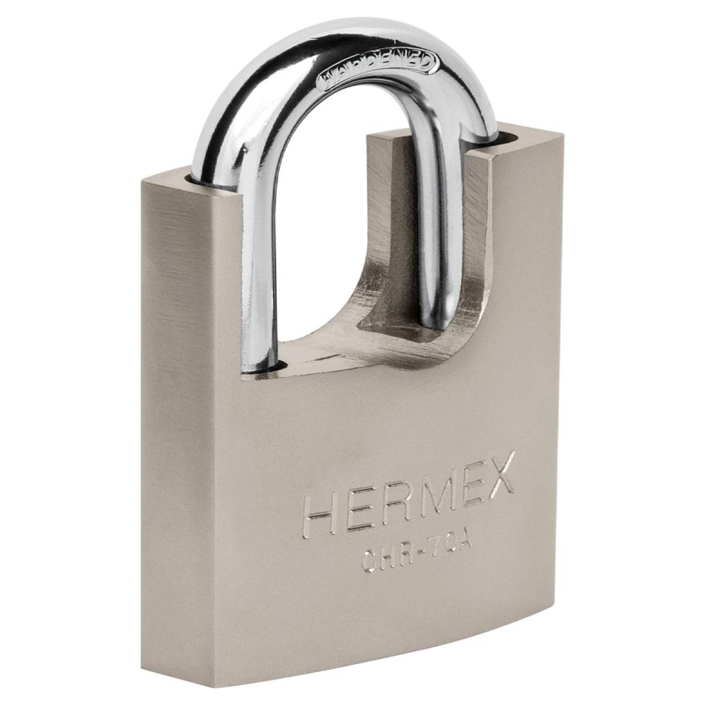 Candado de Hierro 70mm Llave Antiganzua 43003 Hermex