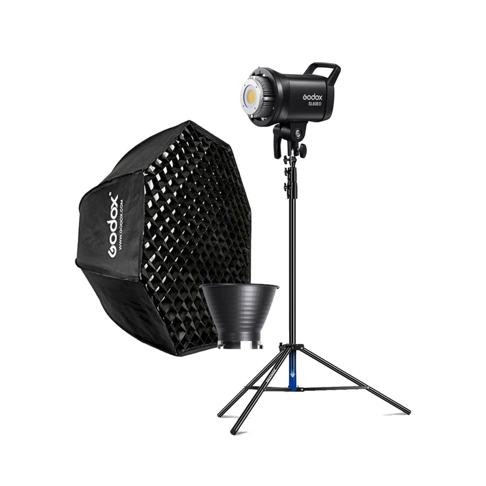 Luz Continua Godox SL60IID - Parante - Softbox FW120
