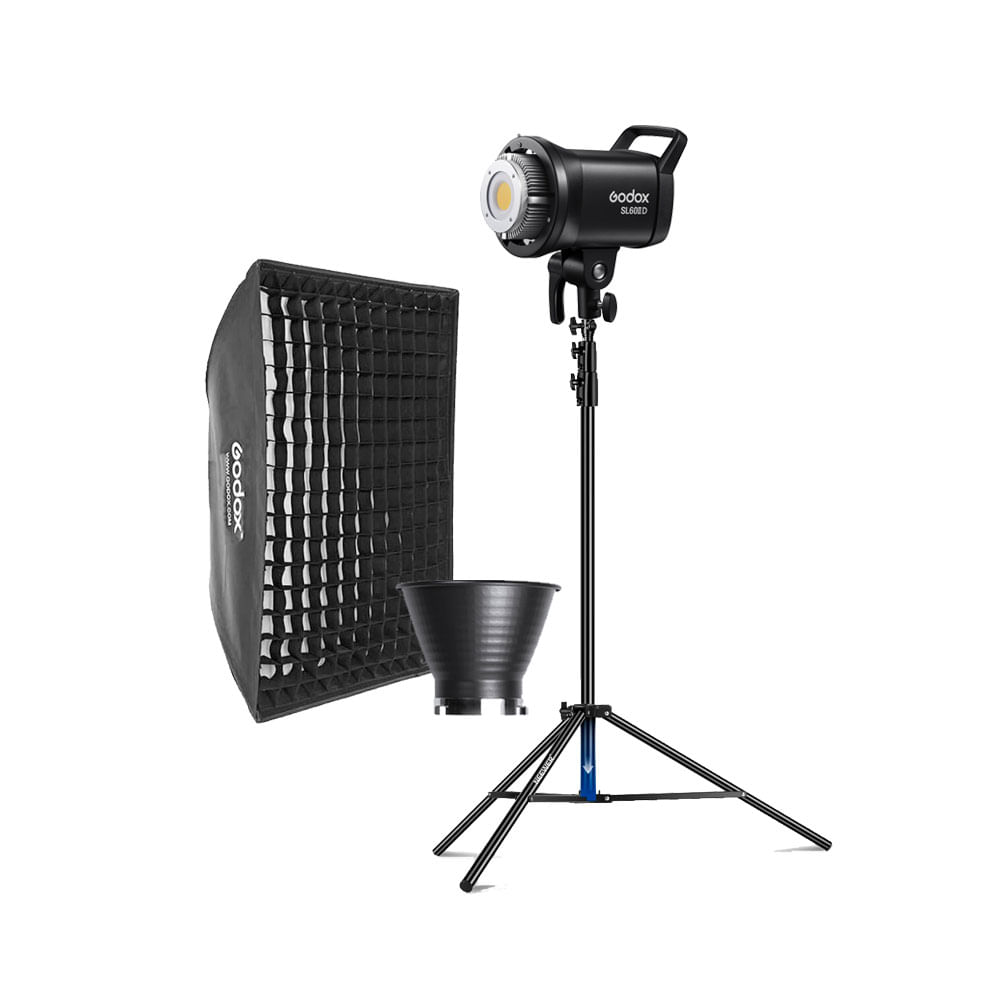Luz Continua Godox SL60IID - Parante - Softbox FW70100