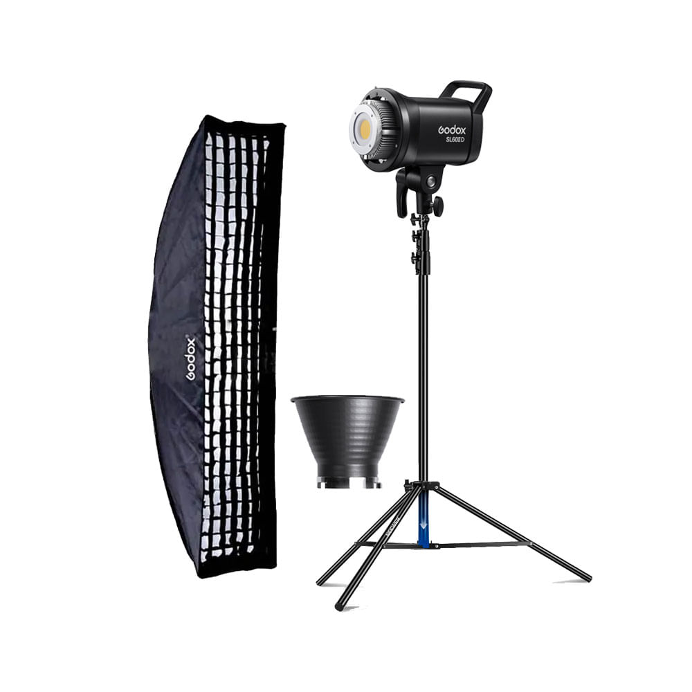 Luz Continua Godox SL60IID - Parante - Softbox FW35160