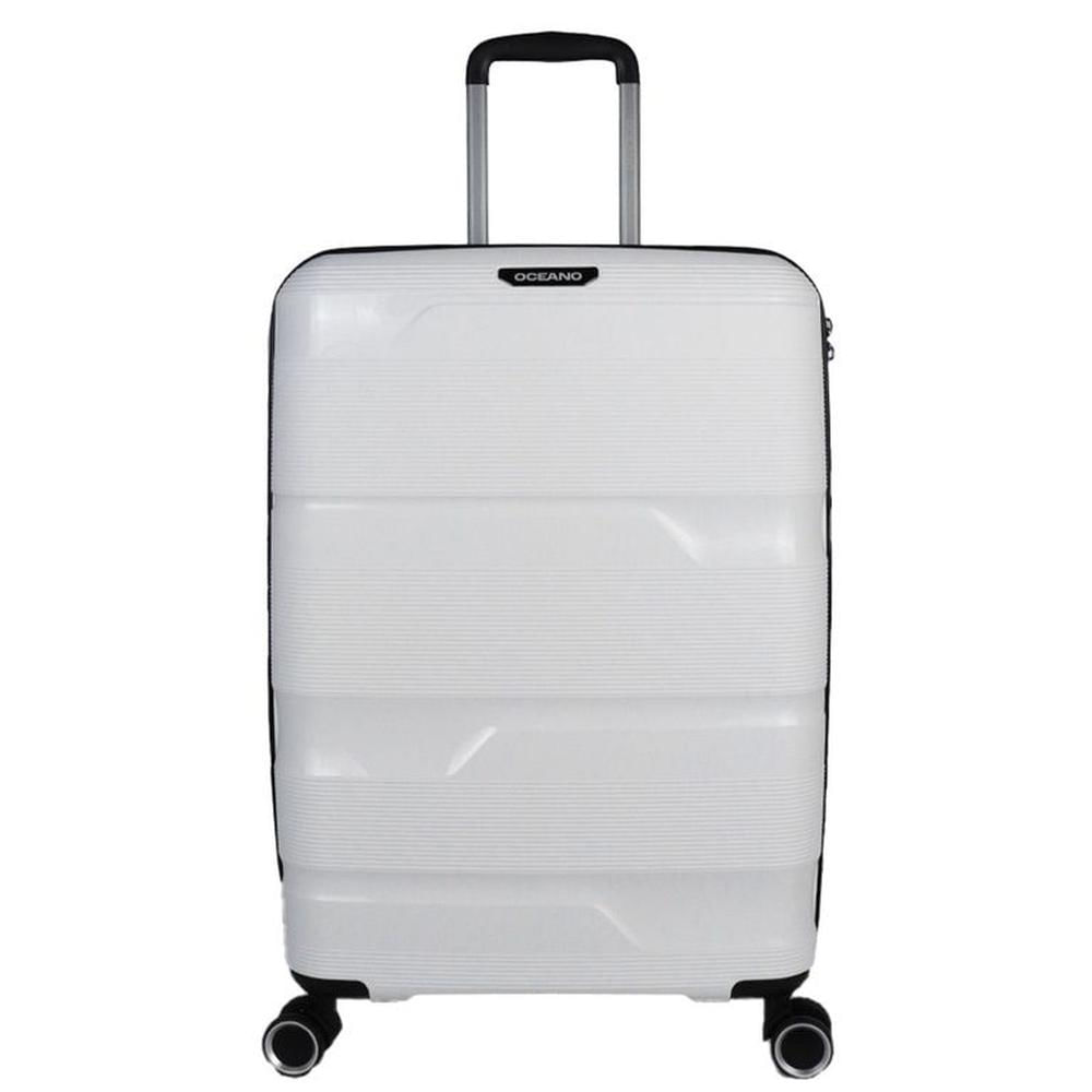 Maleta Oceano Boston Blanco Mediana